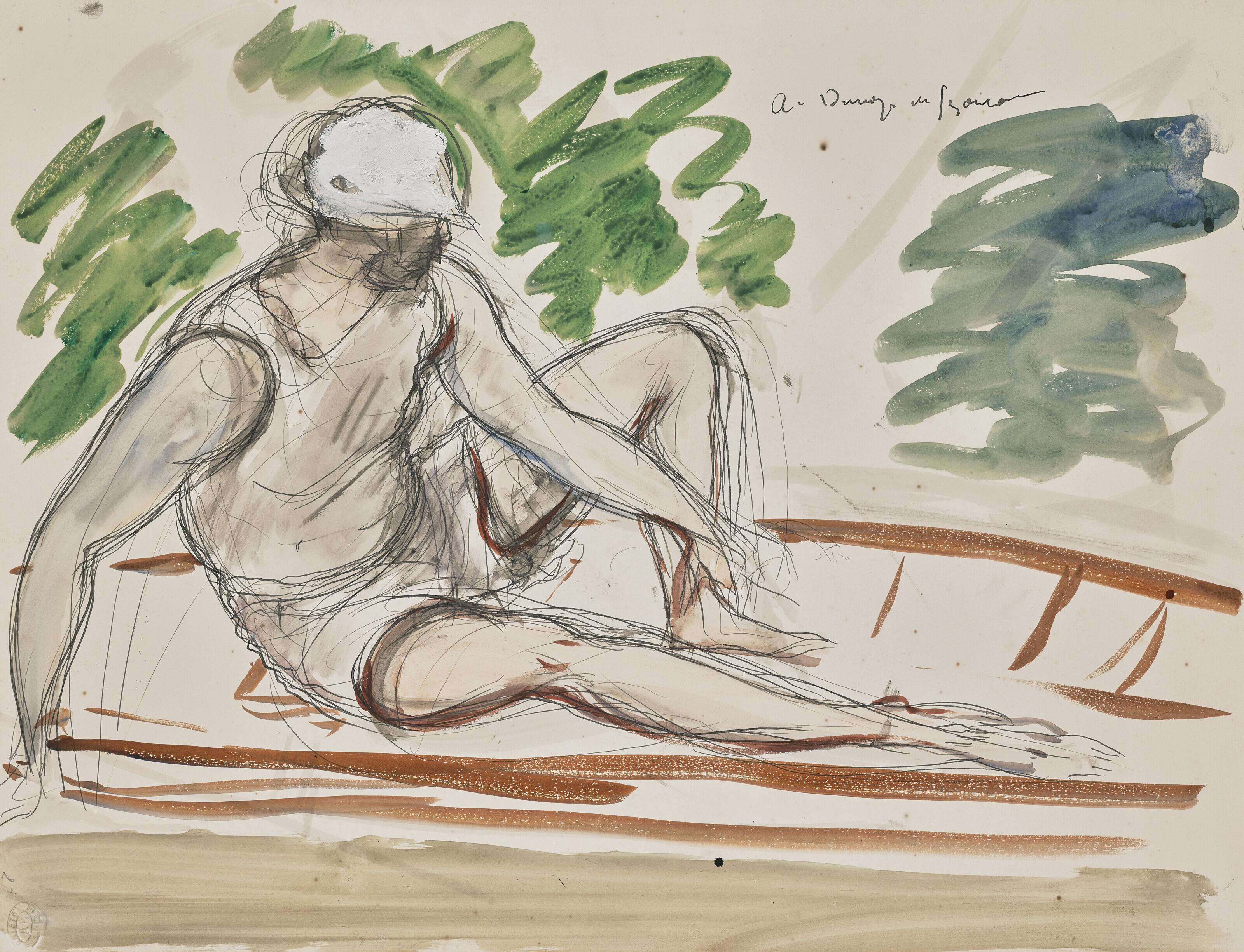 André Dunoyer De Segonzac - Le Canotier