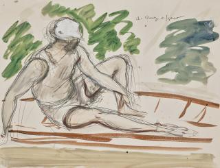 André Dunoyer De Segonzac - Le Canotier