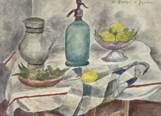 André Dunoyer de Segonzac - Le syphon bleu