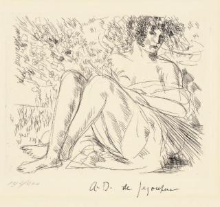 André Dunoyer de Segonzac - Maenad