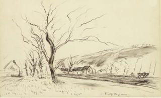 André Dunoyer De Segonzac - Paysage agricole