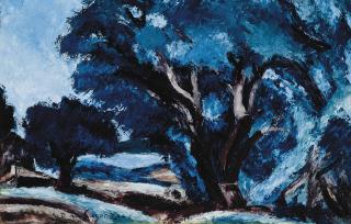 André Dunoyer de Segonzac - Paysage Bleu