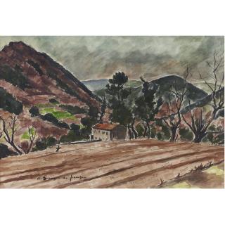 André Dunoyer de Segonzac - Paysage De St. Tropez