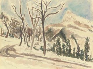 Andre Dunoyer de Segonzac - Paysage D\'Hiver