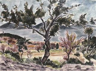 Andrè Dunoyer de Segonzac - Paysage