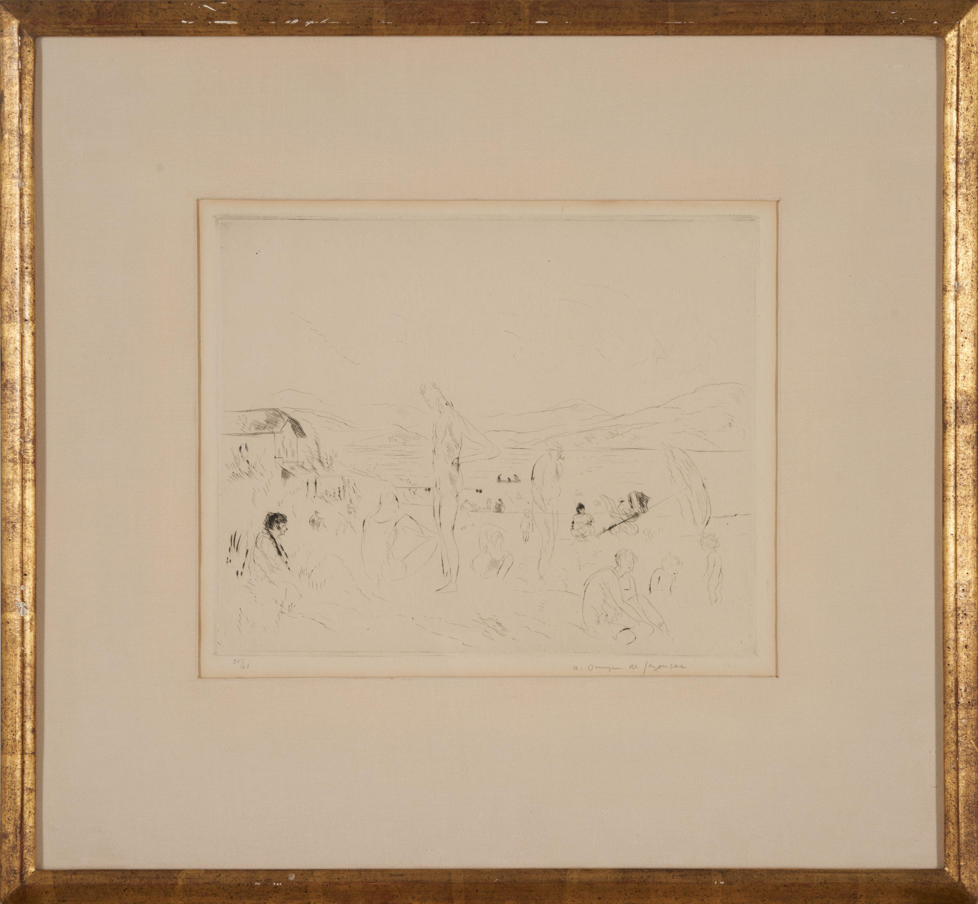 André Dunoyer de Segonzac - Plage de la Bouillabaisse