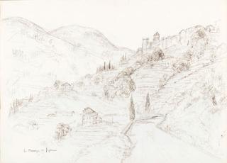 André Dunoyer de Segonzac - Roquebrune et Le Mont Agel