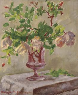 André Dunoyer de Segonzac - Roses thé