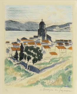 André Dunoyer de Segonzac - Saint-Tropez (Lioré/Cailler 1577)