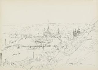 André Dunoyer De Segonzac - View Of Rouen