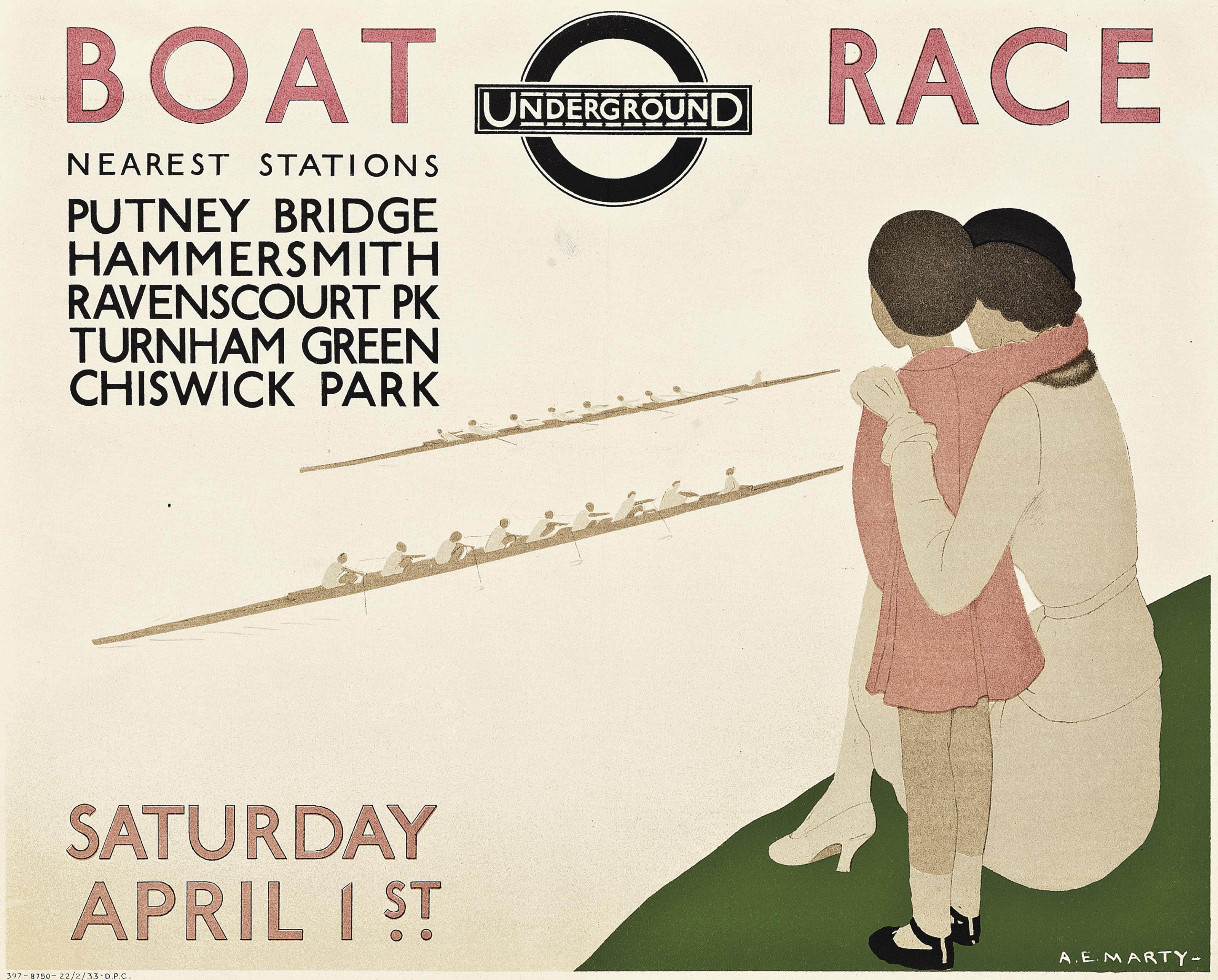 Andre Edouard Marty - Boat Race