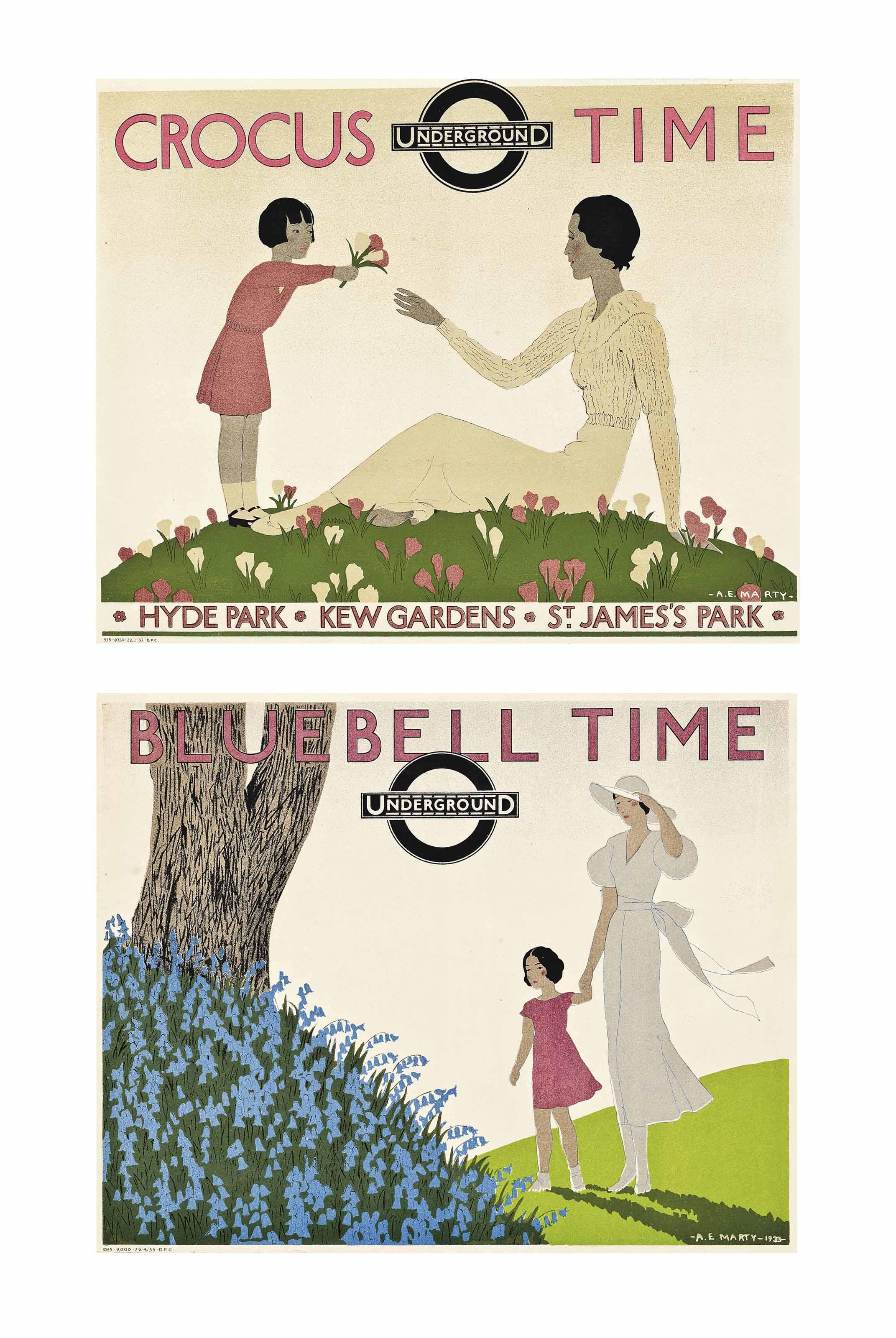 Andre Edouard Marty - \'Crocus Time\', \'Bluebell Time\' & \'Chestnut Sunday\'