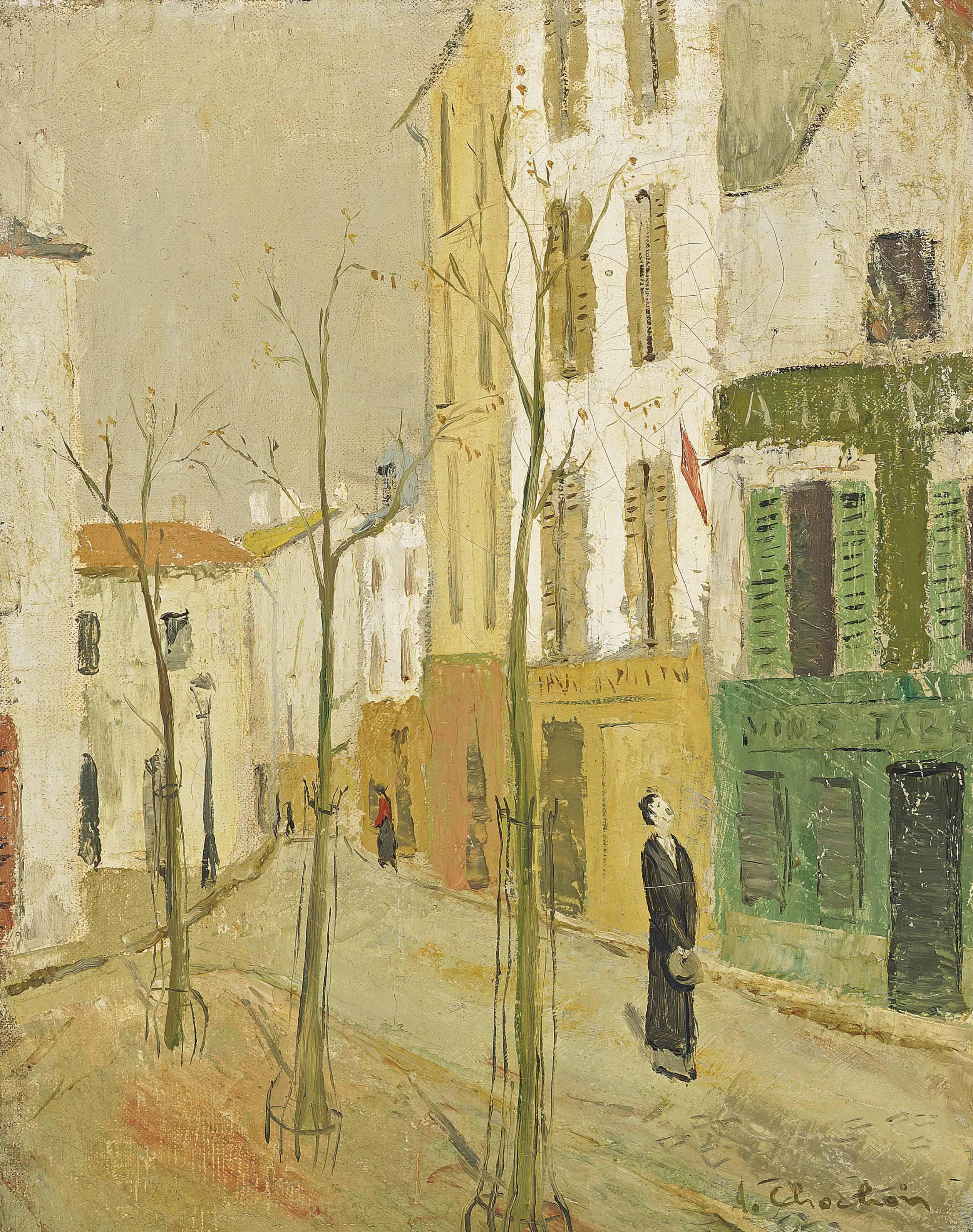 André Eugène Louis Chochon - Scène de rue