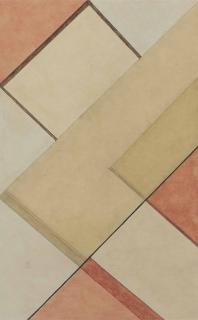 André Gaston Heurtaux - Composition à rectangle jaune, carré noir