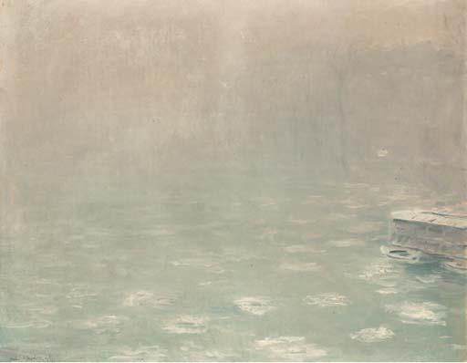 Andre Georges Alfred Barbier - Brouillard Sur L\'Eau