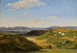 Andre Giroux - Paysage Vallonné Méridional