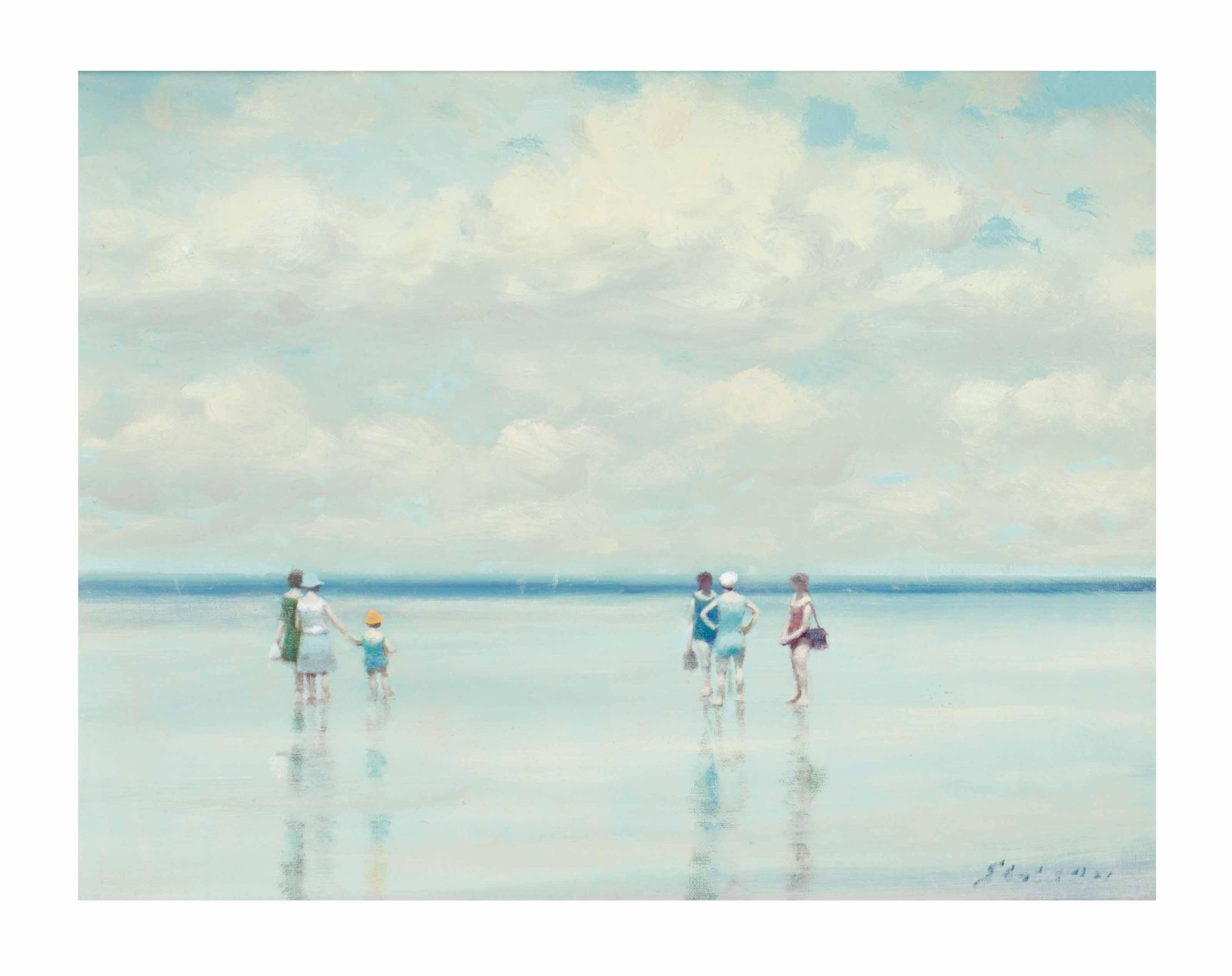 André Gisson - At the beach, low tide