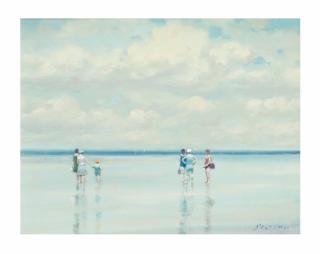 André Gisson - At the beach, low tide