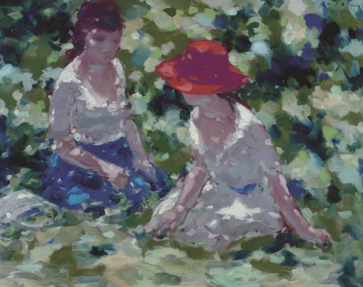 André Gisson - Leisure time in the garden