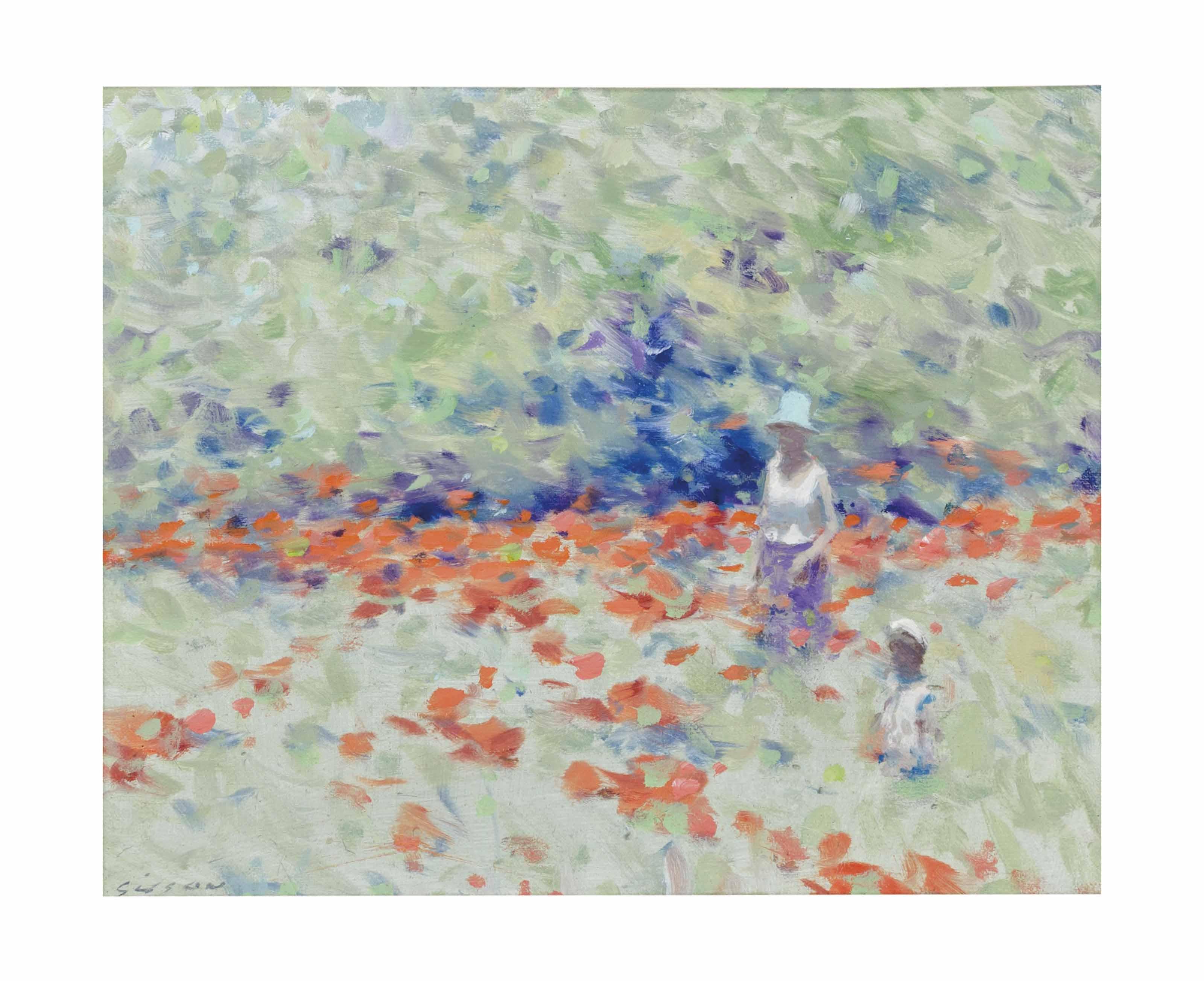 André Gisson - Mother And Child In The Garden