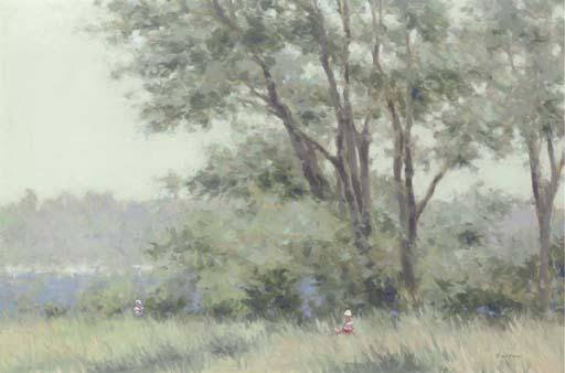 Andre Gisson - Paysage de printemps