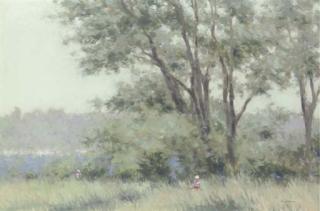 Andre Gisson - Paysage de printemps