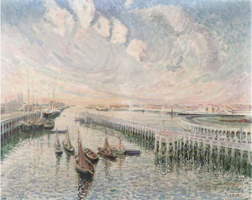 André Hallet - L\' Estacade du port d\'Ostende