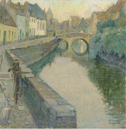 Andre Hallet - Quai des Menetriers, Bruges
