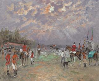 Andre Hambourg - Concours Hippique à Deauville