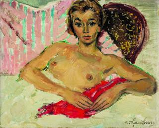 André Hambourg - Femme Étendue