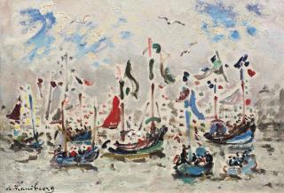 André Hambourg - Fête de la mer à Honfleur