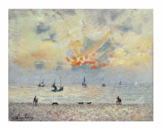 André Hambourg - Fin de Jour, maree haute en Septembre