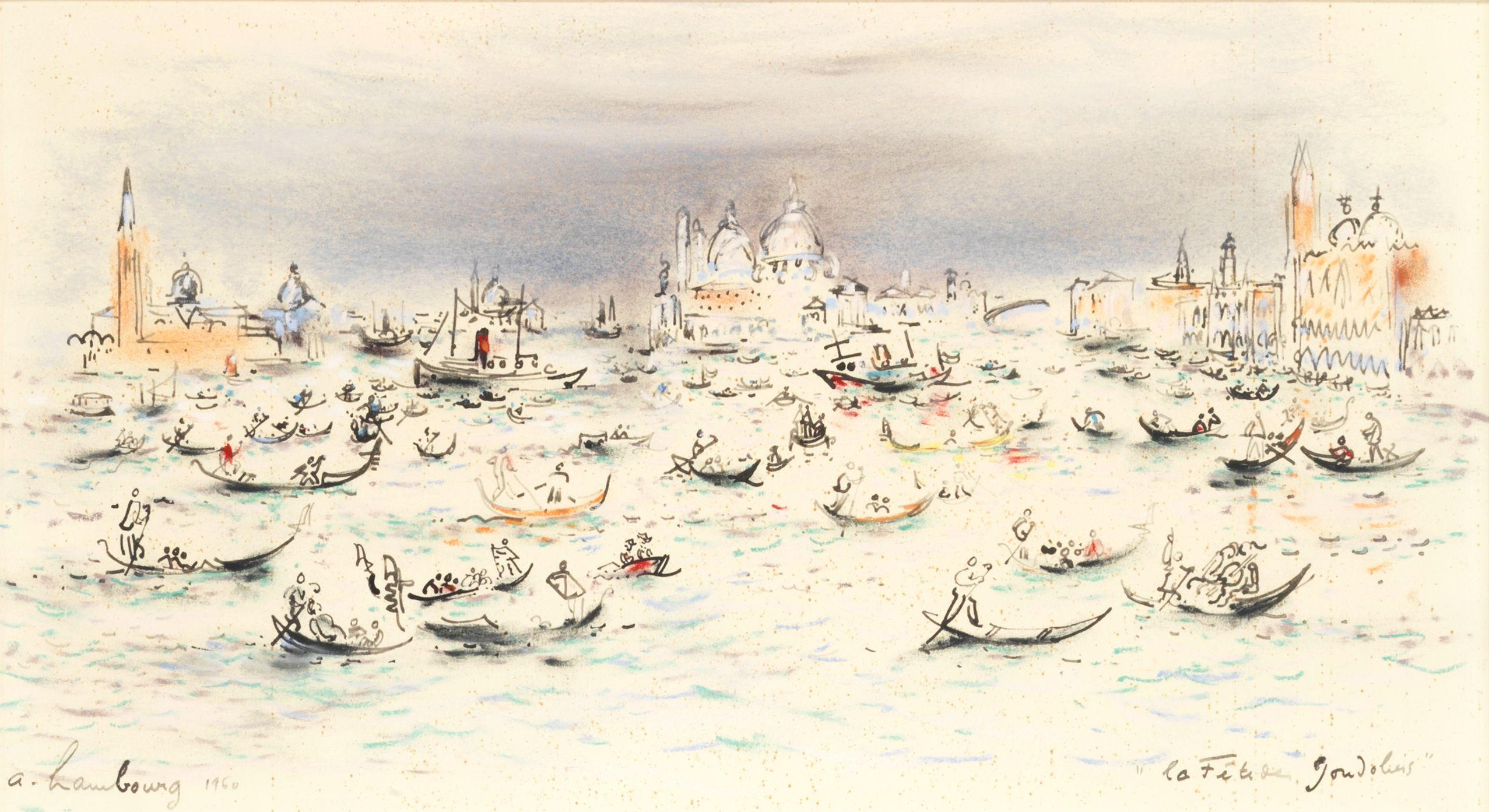 André Hambourg - \'La fête des gondoliers\'