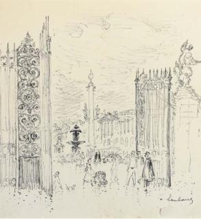 André Hambourg - La Grille Des Tuileries