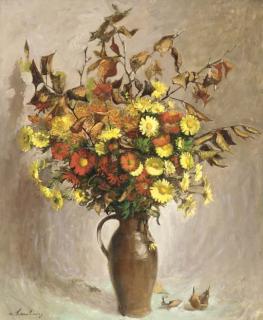 Andre Hambourg - Le bouquet aux feuilles d\'automne