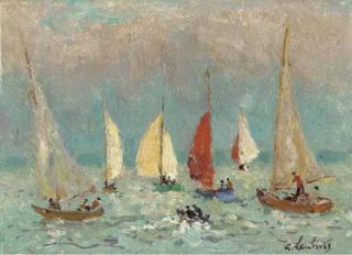 Andre Hambourg - Le petit voilier rouge