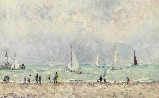 André Hambourg - Les Voiliers À Marée Haute