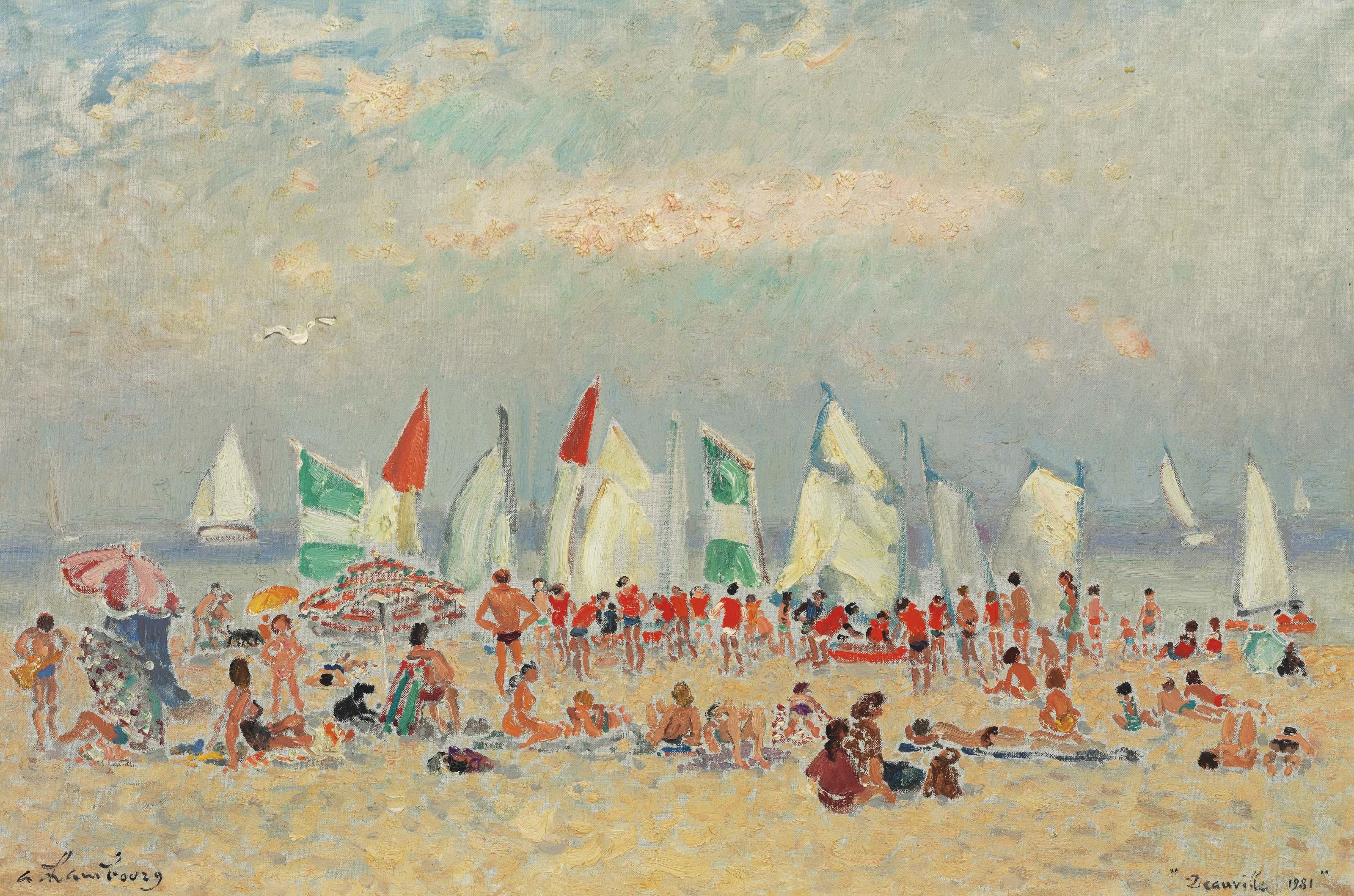 Andre Hambourg - L\'été à Deauville