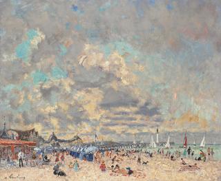 Andre Hambourg - L\'heure des yachts, Trouville