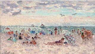 André Hambourg - Marée Haute À Trouville