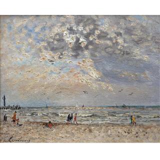 André Hambourg - Marée Haute Après-Midi À Trouville