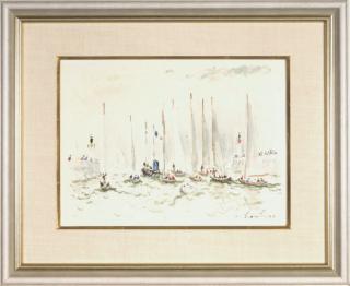 André Hambourg - Setting out for the regatta