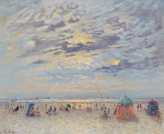 Andre Hambourg - Temps calme, début Septembre, à Trouville