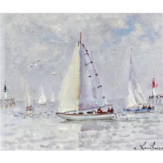 André Hambourg - Voilier (Deauville)