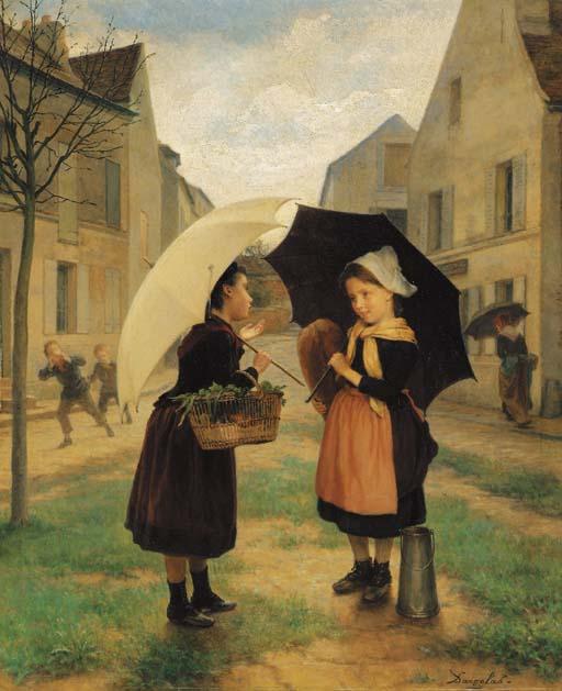 Andre Henri Dargelas - The young shoppers
