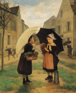 Andre Henri Dargelas - The young shoppers