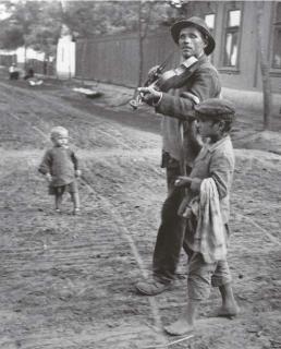 André Kertész - Blind Musician, Abony, Hungary; Accordionist, Esztergom, Hungary; Triosziget-Becse, Hungary