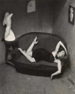 André Kertész - Burlesque Dancer (Magda Förstner), Paris, 1926
