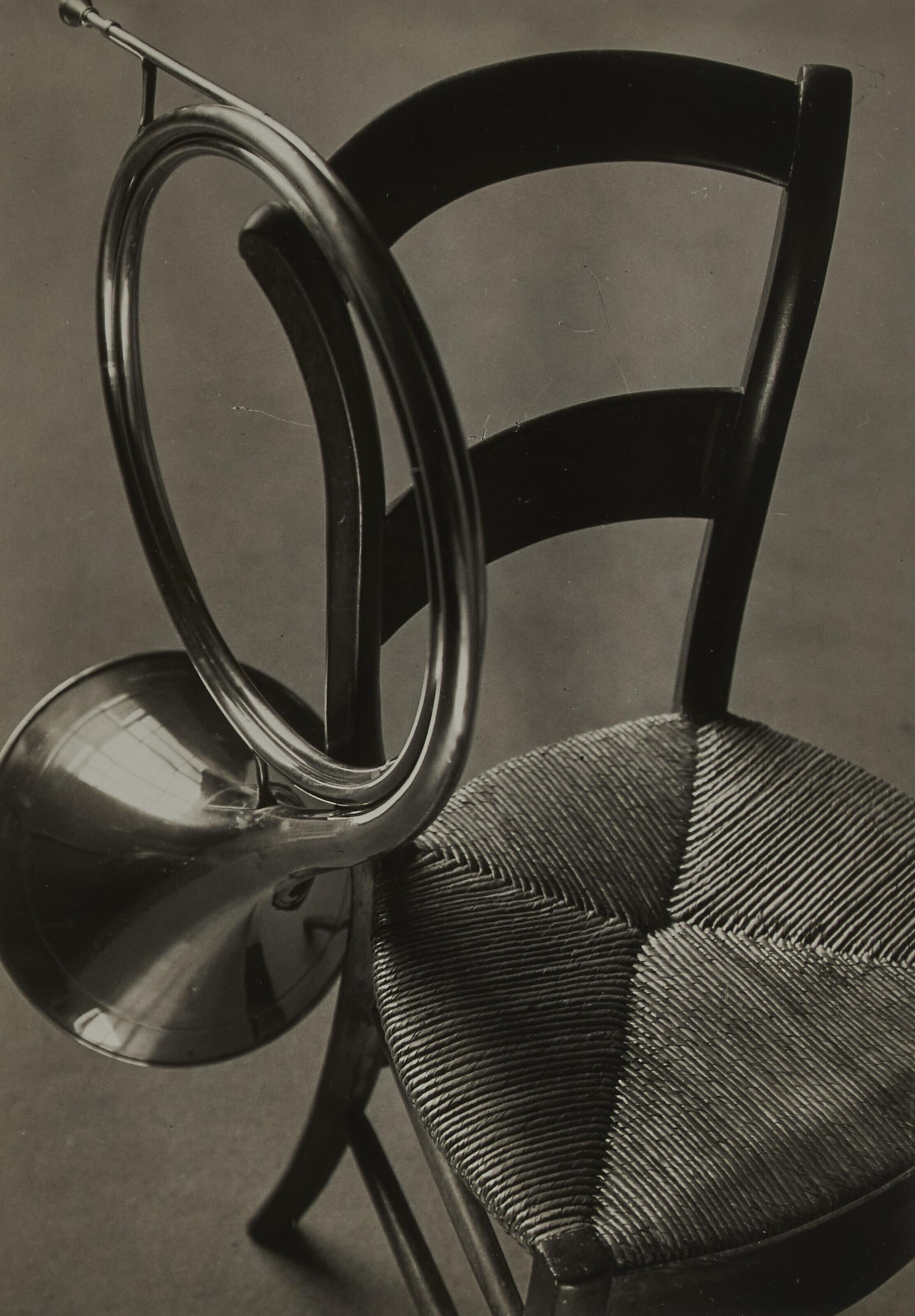 André Kertész - Chair and Horn, Paris, 1935