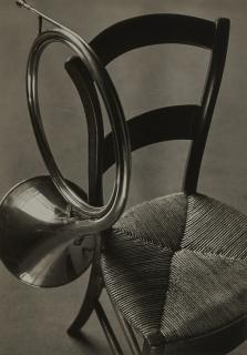 André Kertész - Chair and Horn, Paris, 1935